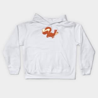 Cute Cartoon Squirrel Kids Hoodie